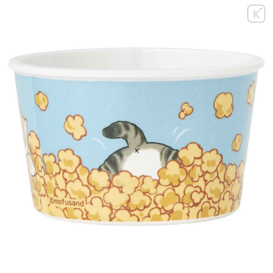 Japan Sanrio Melamine Bowl - Mofumofu Journey Cat Popcorn Nyan - 6