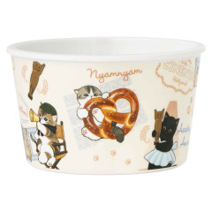 Japan Sanrio Melamine Bowl - Mofumofu Journey Cat American Nyan