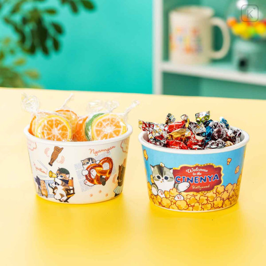 Japan Sanrio Melamine Bowl - Mofumofu Journey Cat American Nyan - 3