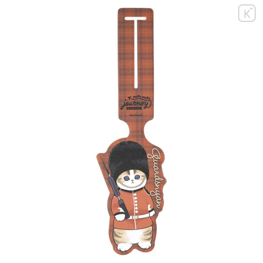 Japan Mofusand Luggage Tag - Mofumofu Journey Royal Guard Meow London - 1