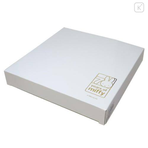 Japan Miffy Porcelain Plate - Miffy : 70th Anniversary Blue Flower Gold - 5