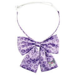 Japan Sanrio Uniform Style Neck Ribbon - Kuromi : Leopard Purple Y2K