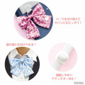 Japan Sanrio Uniform Style Neck Ribbon - Hello Kitty : Leopard Pink Y2K - 3
