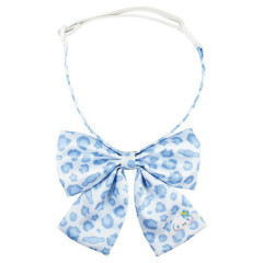 Japan Sanrio Uniform Style Neck Ribbon - Cinnamoroll : Leopard Blue Y2K