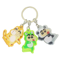 Japan Crayon Shin-chan Acrylic Keychain 3 Charm - Shinnosuke Nohara : Cosplay A