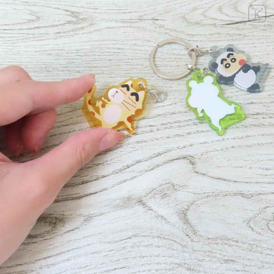 Japan Crayon Shin-chan Acrylic Keychain 3 Charm - Shinnosuke Nohara : Cosplay A - 2