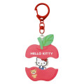 Japan Sanrio Acrylic Keychain - Hello Kitty & Tiny Chum : Playful Apple - 1