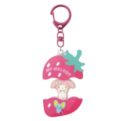 Japan Sanrio Acrylic Keychain - My Melody : Playful Strawberry