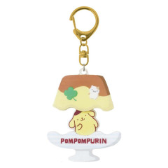 Japan Sanrio Acrylic Keychain - Pompompurin : Playful Pudding