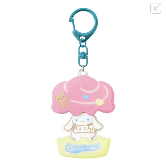 Japan Sanrio Acrylic Keychain - Cinnamoroll : Playful - 1