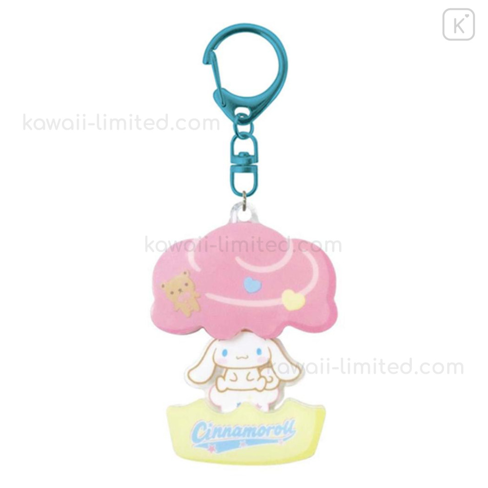Japan Sanrio Acrylic Keychain - Cinnamoroll : Playful