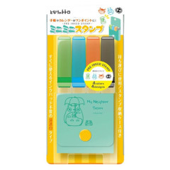 Japan Ghibli Mini Stamp Set - My Neighbor Totoro : Cat Bus Black Susuwatari