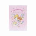 Japan Sanrio A4 Clear Holder - Little Twin Stars : 50th Anniversary Pink Sky Afternoon Tea - 1