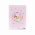 Japan Sanrio A4 Clear Holder - Little Twin Stars : 50th Anniversary Pink Sky Afternoon Tea - 2