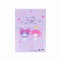 Japan Sanrio A4 Clear Holder - My Melody 50th & Kuromi 20th Anniversary Party Purple - 2