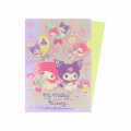 Japan Sanrio A4 Clear Holder - My Melody 50th & Kuromi 20th Anniversary Party Purple - 3