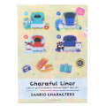 Japan Sanrio × JR East A4 Clear Holder - Charaful Liner Train Light Yellow - 1