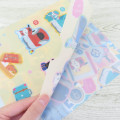 Japan Sanrio × JR East A4 Clear Holder - Charaful Liner Train Light Yellow - 3