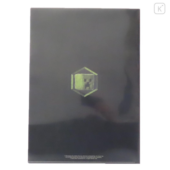 Japan Minecraft the Movie A4 Clear Holder - Creeper Black - 2