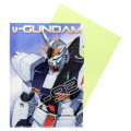 Japan Gundam A4 Clear Holder - Metallic Nu Gundam RX-93 - 3