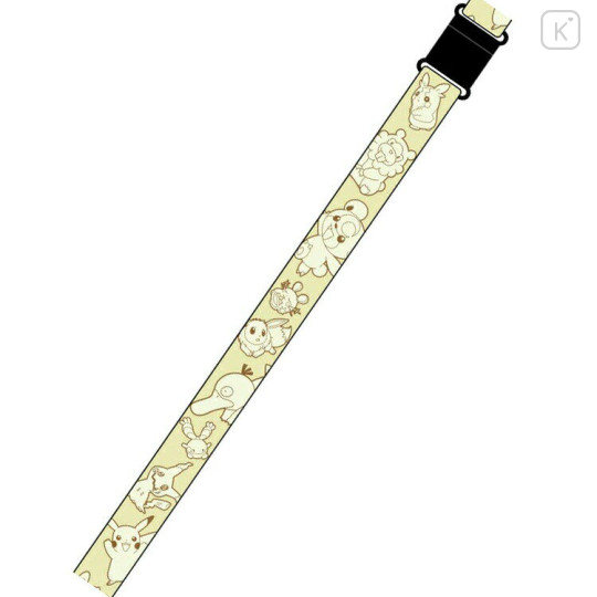 Japan Pokemon Neck Strap - Pocket Monster : Light Yellow - 2