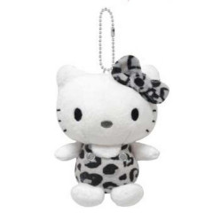 Japan Sanrio Mascot Holder - Hello Kitty : Leopard Grey