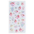 Japan Sanrio Clear Plump 3D Sticker - My Melody : 50th Anniversary Writing Letters To Friends Pink - 2