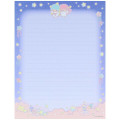 Japan Sanrio Letter Envelope Set - Little Twin Stars : 50th Anniversary Star Night Sky - 5