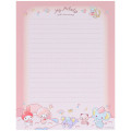 Japan Sanrio Letter Envelope Set - My Melody : 50th Anniversary Writing Letters To Friends Pink - 4
