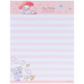 Japan Sanrio Letter Envelope Set - My Melody : 50th Anniversary Writing Letters To Friends Pink - 5