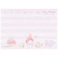 Japan Sanrio Mini Notepad - My Melody : 50th Anniversary Writing Letters To Friends Pink - 3