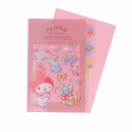 Japan Sanrio 5 Pockets A4 Index Holder - My Melody : 50th Anniversary Friends Pink - 3