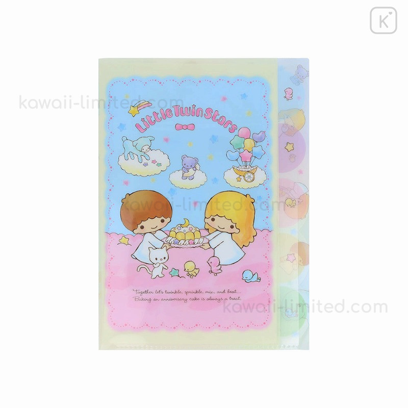 その他 SANRIO Little Twin Stars DESK TRAY CASE Japanese Cartoon Writing Desk Storage Box with Cover | Hello