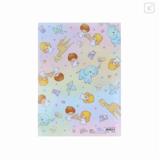 Japan Sanrio 5 Pockets A4 Index Holder - Little Twin Stars : 50th Anniversary Sky Afternoon Tea - 2