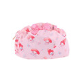 Japan Sanrio Frill Cosmetic Pouch - My Melody : 50th Anniversary Writing Letters To Friends Pink - 1