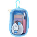 Japan Sanrio Clear Multi Case With Carabiner - Dear Daniel : Balloon Blue - 3