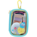 Japan Sanrio Clear Multi Case With Carabiner - Hangyodon : Space - 4