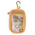 Japan Sanrio Clear Multi Case With Carabiner - Corocorokuririn : Yellow - 1