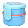Japan Sanrio 2 Tier Lunch Box 500ml with Fork - Hangyodon : Face - 2