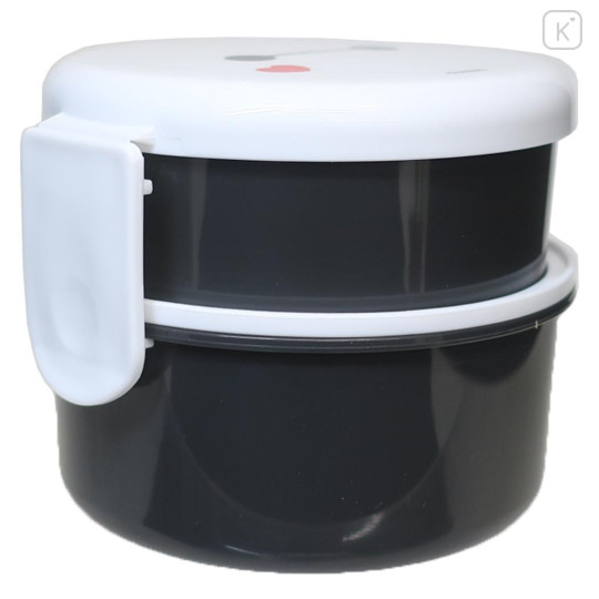 Japan Disney 2 Tier Lunch Box 500ml with Fork - Baymax : Face - 2