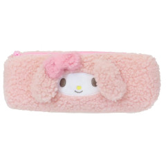 Japan Sanrio Fluffy Plush Pen Case - My Melody : Face