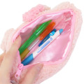Japan Sanrio Fluffy Plush Pen Case - My Melody : Face - 3