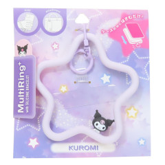 Japan Sanrio Multi Ring Plus with Silicone Bracelet - Kuromi : Star