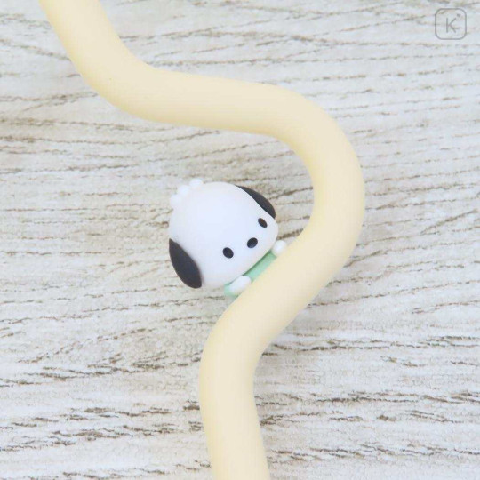 Japan Sanrio Multi Ring Plus with Silicone Bracelet - Pochacco : Star - 3
