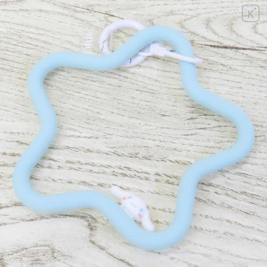 Japan Sanrio Multi Ring Plus with Silicone Bracelet Phone Charm - Cinnamoroll : Star - 2