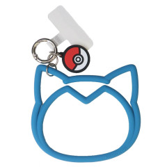 Japan Pokemon Multi Ring Plus with Silicone Bracelet - Snorlax : Face Poke Ball