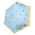 Japan Sanrio Folding Umbrella - Hangyodon : Friends Blue Yellow - 2