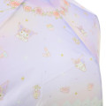 Japan Sanrio Folding Umbrella - Kuromi : Pastel Rose Purple - 4