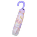 Japan Sanrio Folding Umbrella - Kuromi : Pastel Rose Purple - 5