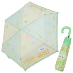 Japan Sanrio Folding Umbrella - Keroppi : Pastel Green